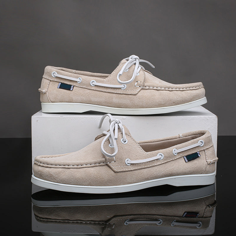 Cape Suede Boat Shoes — Allyours Closet (view 9)