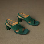 Nora Suede Heels — Allyours Closet (view 8)