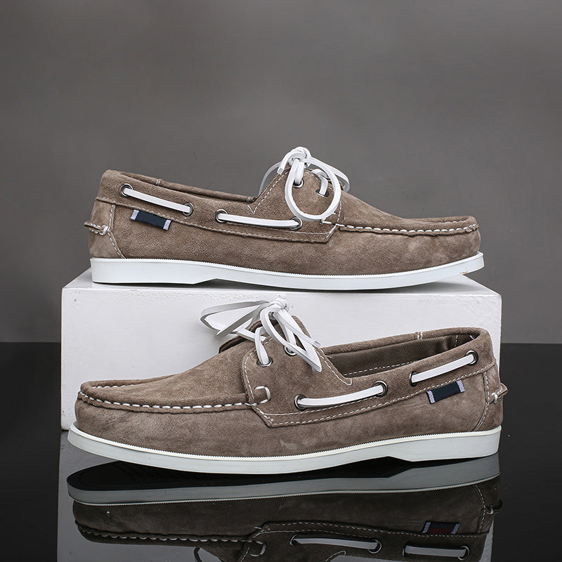 Cape Suede Boat Shoes — Allyours Closet (view 6)