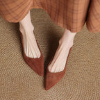 Lecia Suede Pumps — Allyours Closet (view 5)
