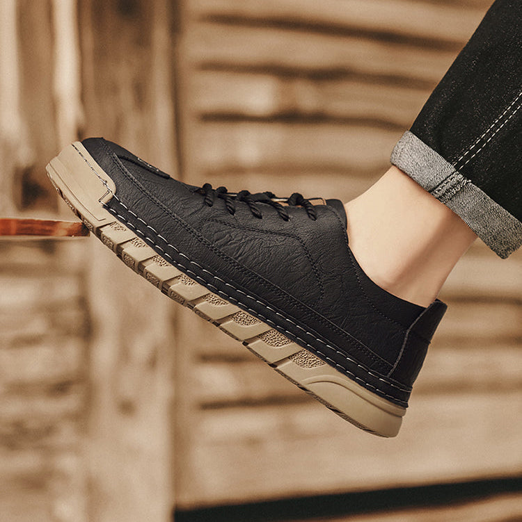 Frontier Leather Sneakers — Allyours Closet (view 11)