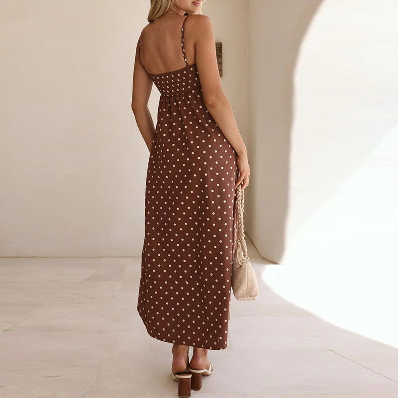 Amalfi Polka Dot Dress — Allyours Closet (view 3)