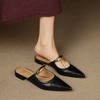 Vieste Genuine Leather Mules — Allyours Closet