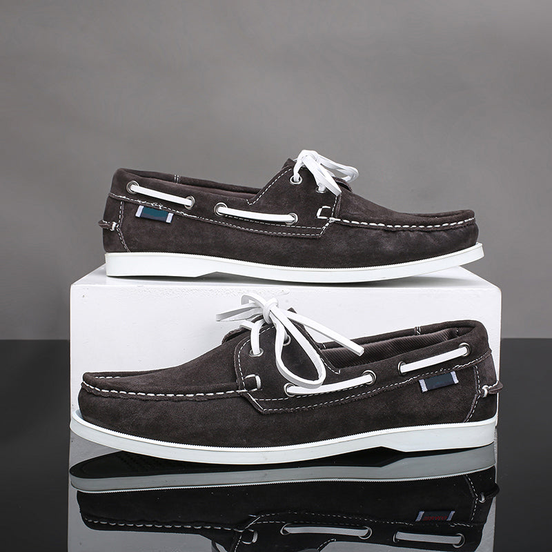 Cape Suede Boat Shoes — Allyours Closet (view 12)