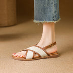 Solenza Leather Sandals — Allyours Closet (view 2)