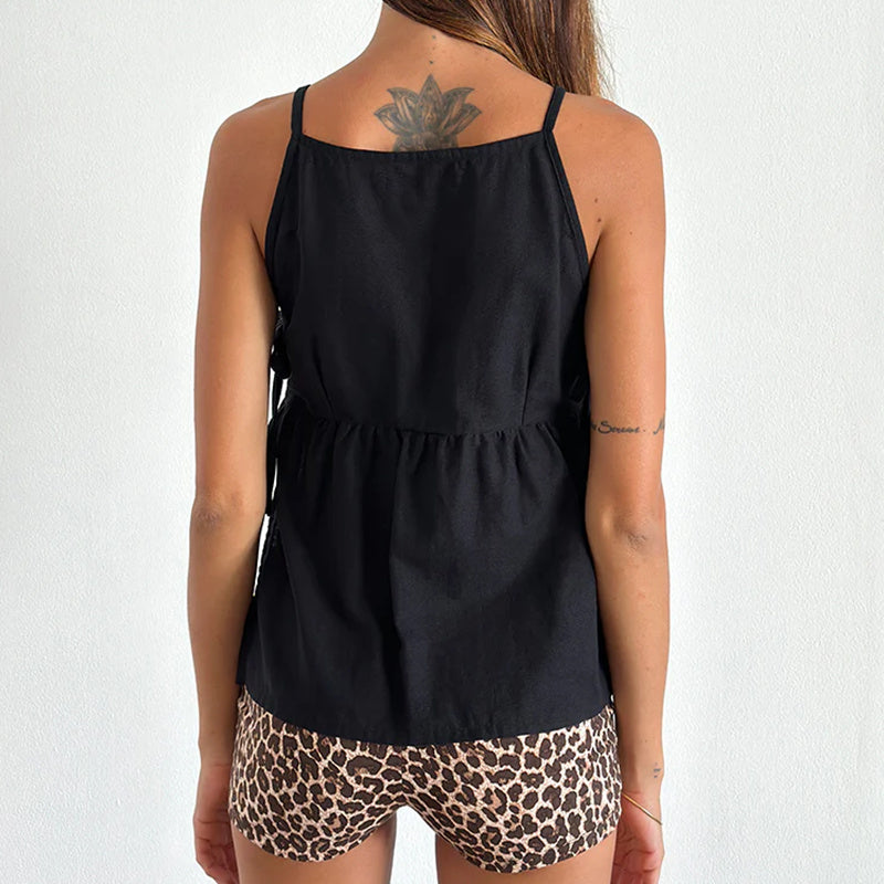 Elara Bow Tank Top — Allyours Closet (view 9)