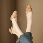 Viviana Leather Heels — Allyours Closet (view 4)