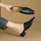 Sorrento Genuine Leather Mules — Allyours Closet (view 11)