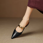 Vieste Genuine Leather Mules — Allyours Closet (view 2)