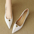 Mary Ann Leather Heels — Allyours Closet (view 9)