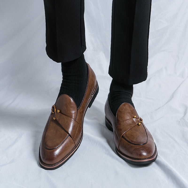 Portside Leather Loafers — Allyours Closet (view 5)