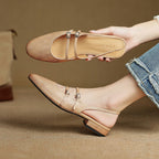 Hilton Leather Flats — Allyours Closet (view 8)