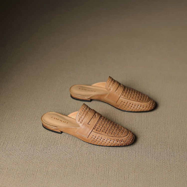 Winslet Leather Mules — Allyours Closet (view 5)