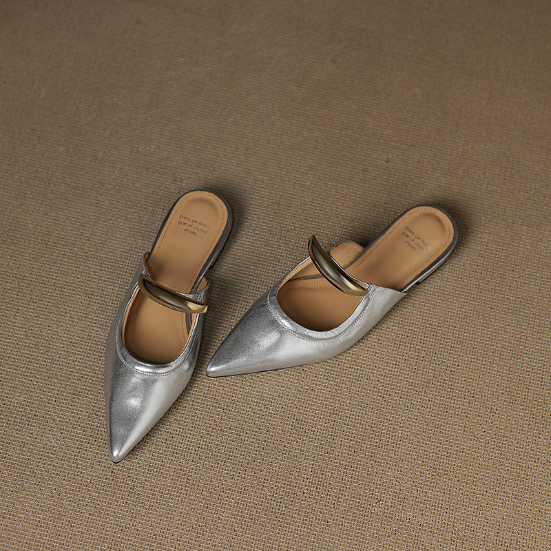 Vieste Genuine Leather Mules — Allyours Closet (view 9)