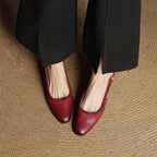 Soravina Leather Heels — Allyours Closet (view 3)