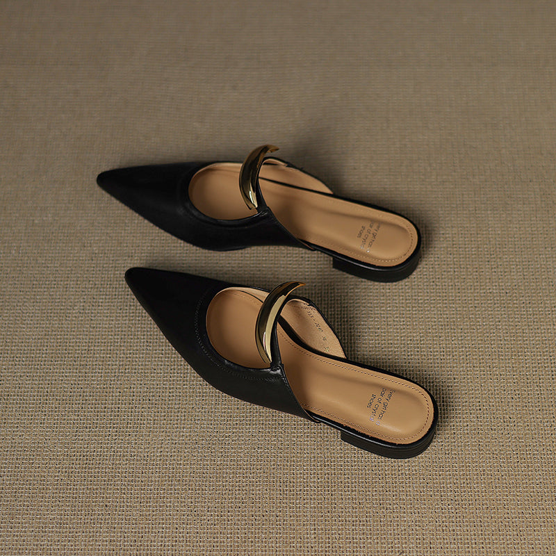 Vieste Genuine Leather Mules — Allyours Closet (view 3)