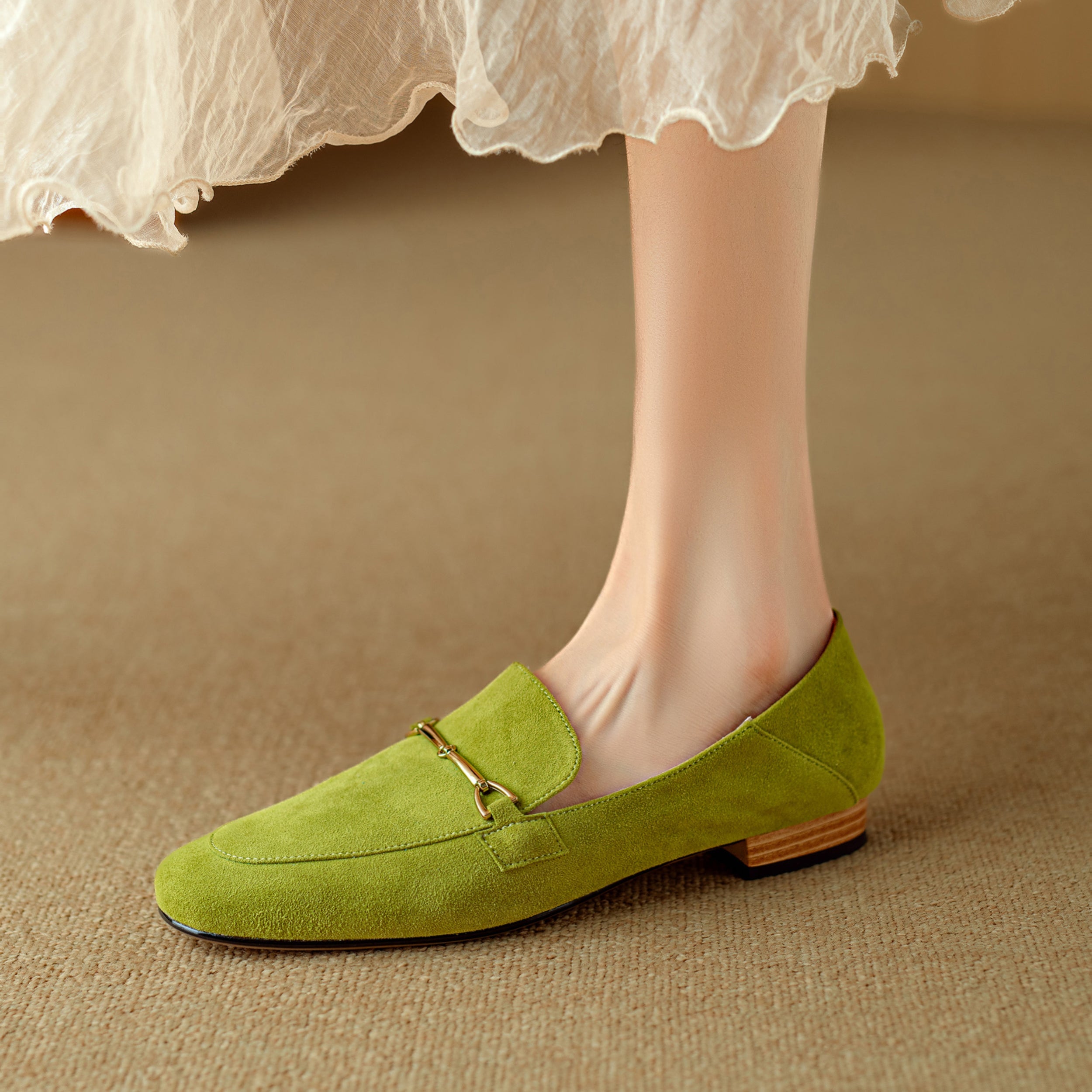 Maristelle Suede Loafers — Allyours Closet (view 6)