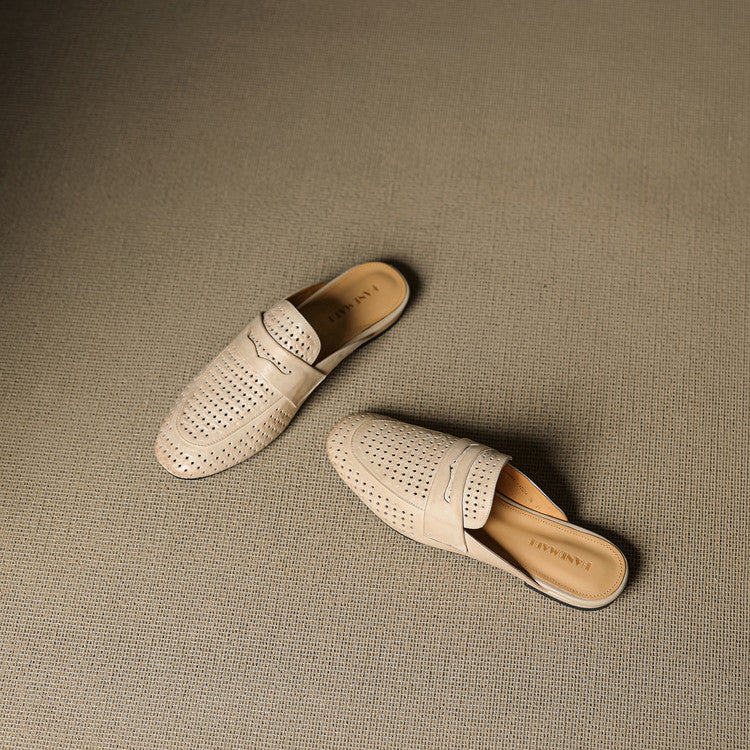 Winslet Leather Mules — Allyours Closet (view 9)