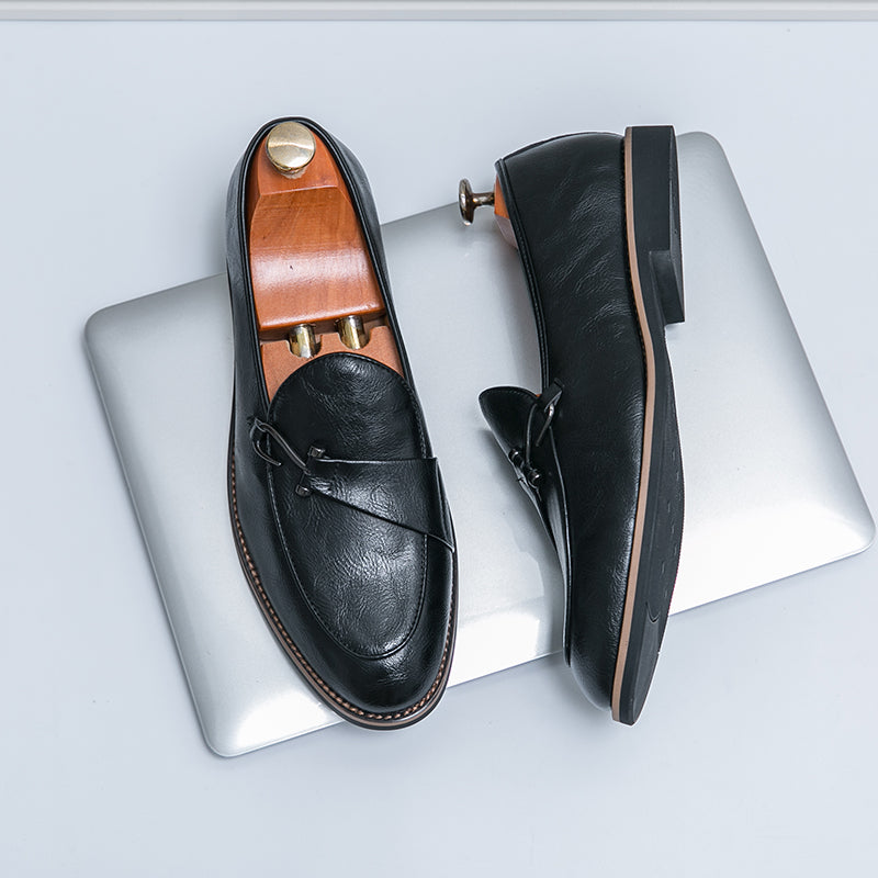 Portside Leather Loafers — Allyours Closet (view 8)