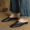 Ariana Leather Mules — Allyours Closet (view 2)