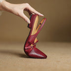 Hilton Leather Flats — Allyours Closet (view 4)