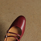 Hilton Leather Flats — Allyours Closet (view 5)