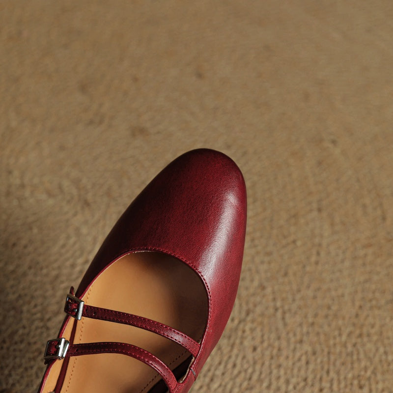 Hilton Leather Flats — Allyours Closet (view 5)