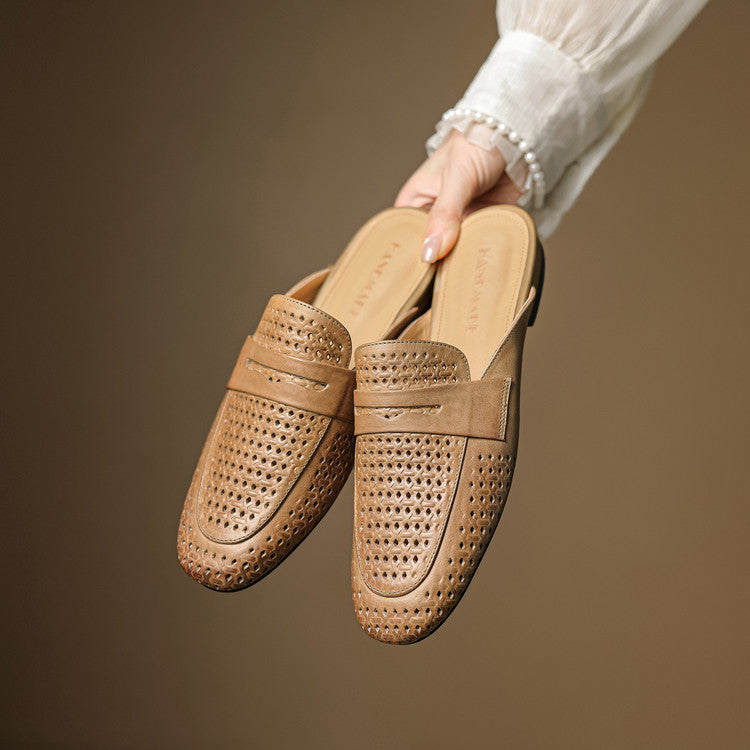 Winslet Leather Mules — Allyours Closet (view 4)