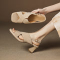 Nora Suede Heels — Allyours Closet