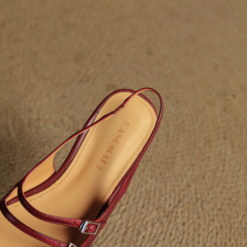Hilton Leather Flats — Allyours Closet (view 6)