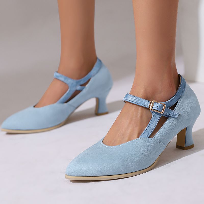 Eleanor Suede Heels — Allyours Closet (view 8)