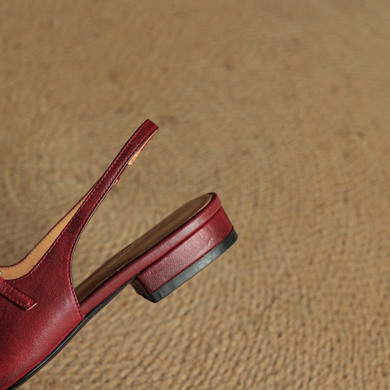 Hilton Leather Flats — Allyours Closet (view 7)