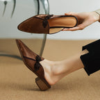 Lotus Suede Heels — Allyours Closet (view 5)