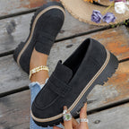 Sora Suede Loafers — Allyours Closet (view 9)