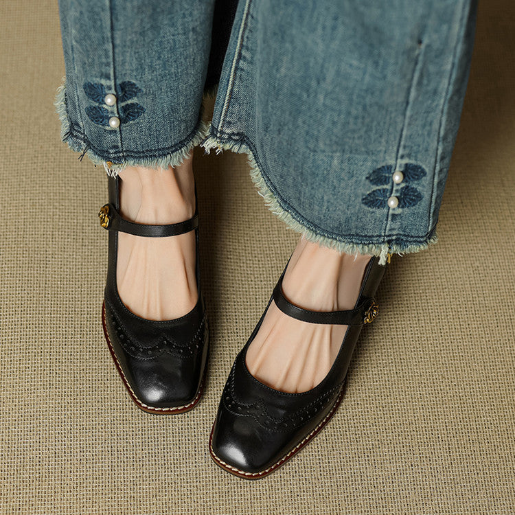 Messina Leather Heels — Allyours Closet (view 10)