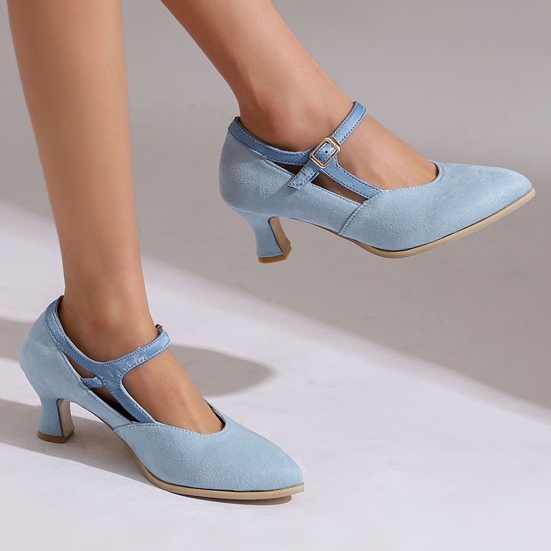 Eleanor Suede Heels — Allyours Closet (view 9)