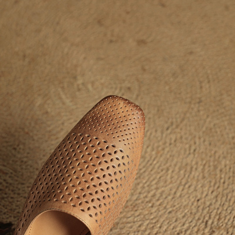 Maris Leather Mules — Allyours Closet (view 4)