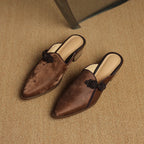 Lotus Suede Heels — Allyours Closet (view 8)