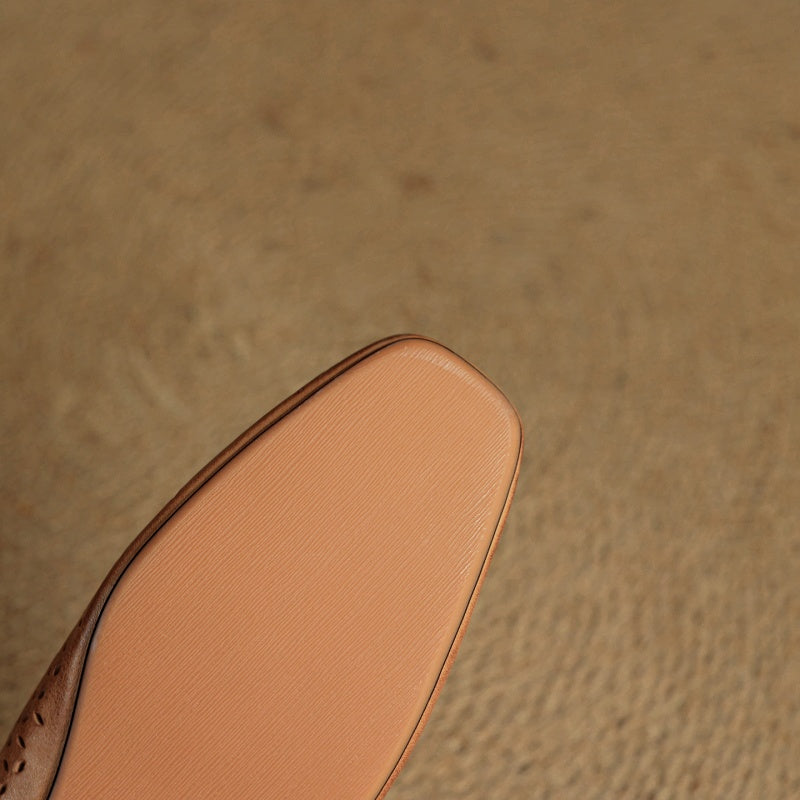 Maris Leather Mules — Allyours Closet (view 7)