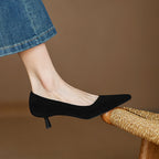 Lecia Suede Pumps — Allyours Closet (view 7)