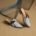 Lotus Suede Heels — Allyours Closet (view 12)