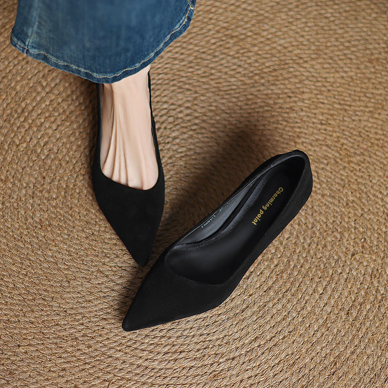 Lecia Suede Pumps — Allyours Closet (view 8)