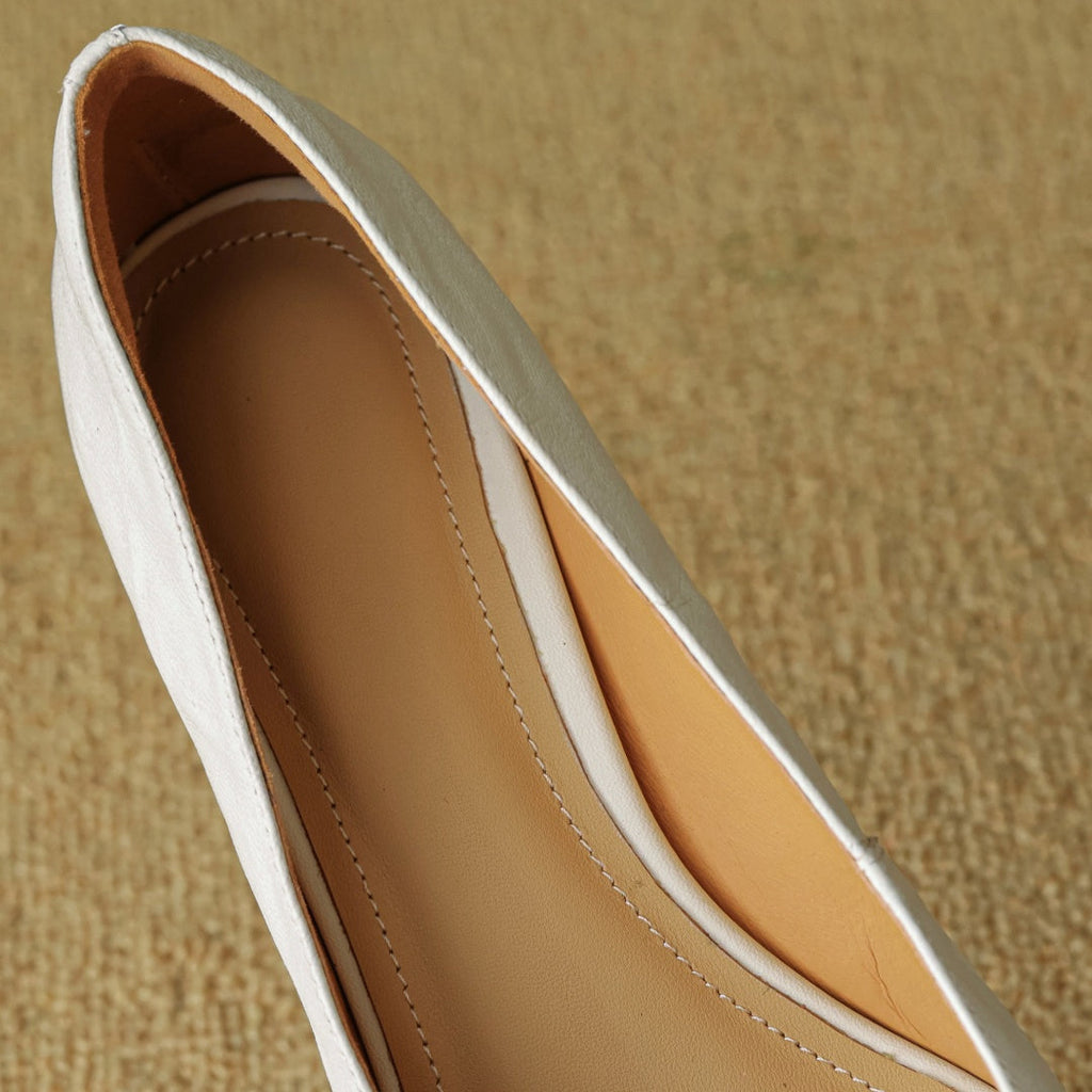 Mary Ann Leather Heels — Allyours Closet (view 12)