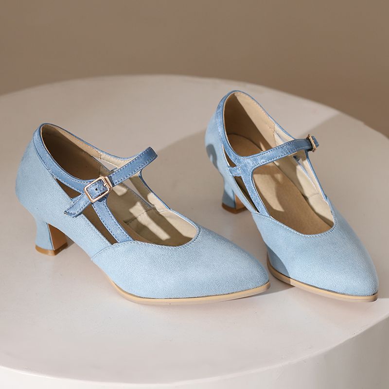 Eleanor Suede Heels — Allyours Closet (view 7)