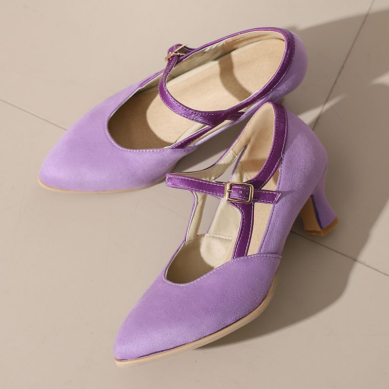 Eleanor Suede Heels — Allyours Closet (view 12)