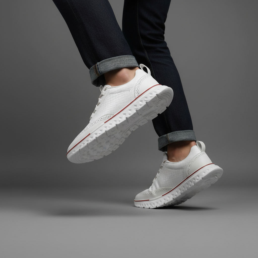 Forge Leather Sneakers — Allyours Closet (view 5)