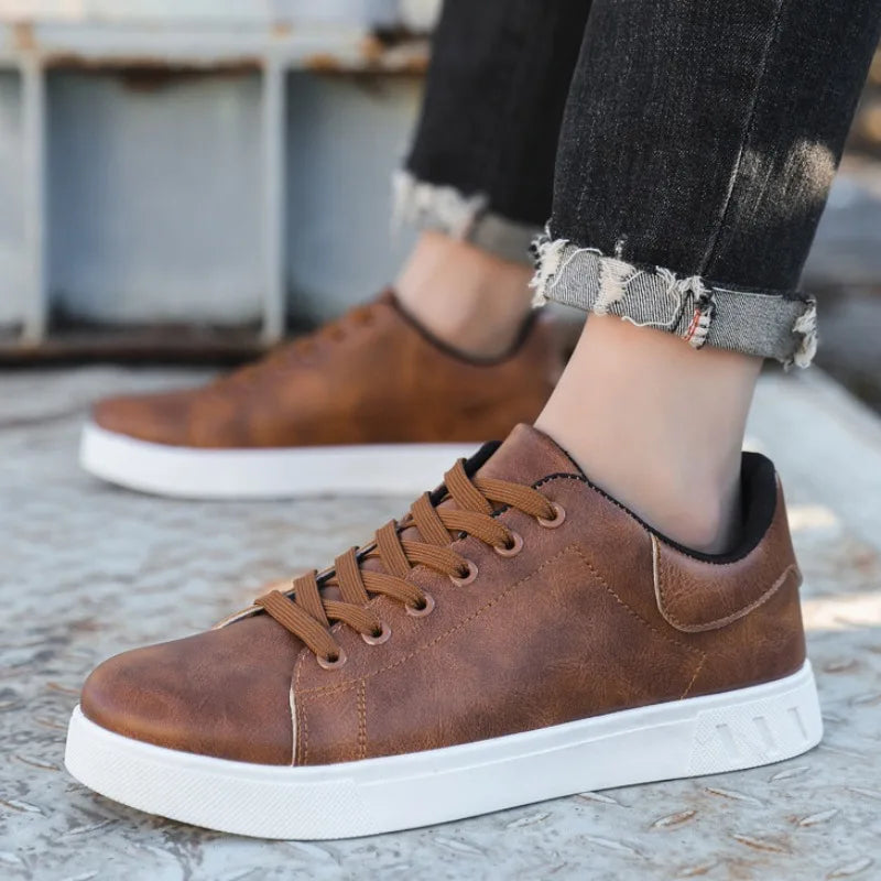 Bastien Leather Sneakers — Allyours Closet (view 5)