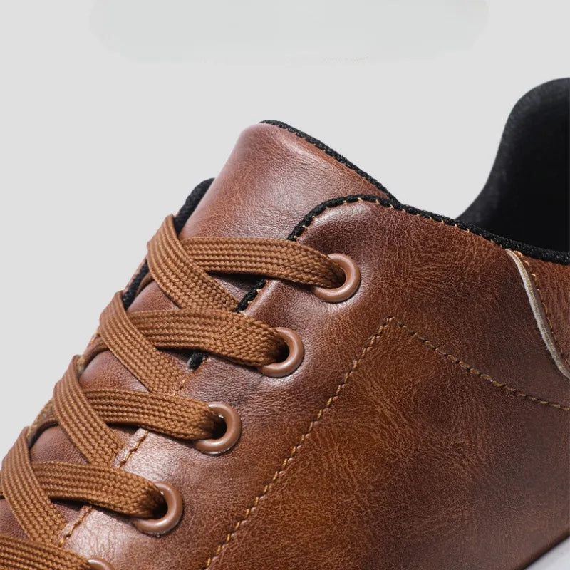 Bastien Leather Sneakers — Allyours Closet (view 3)