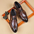 Forestfieldfashion Giovanni Men’s Handmade Leather Shoes (Premium Leather, Timeless Fit, Year-Round Wear)