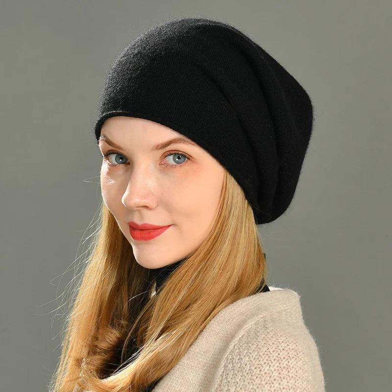 Amara Cashmere Beanie — Allyours Closet (view 4)